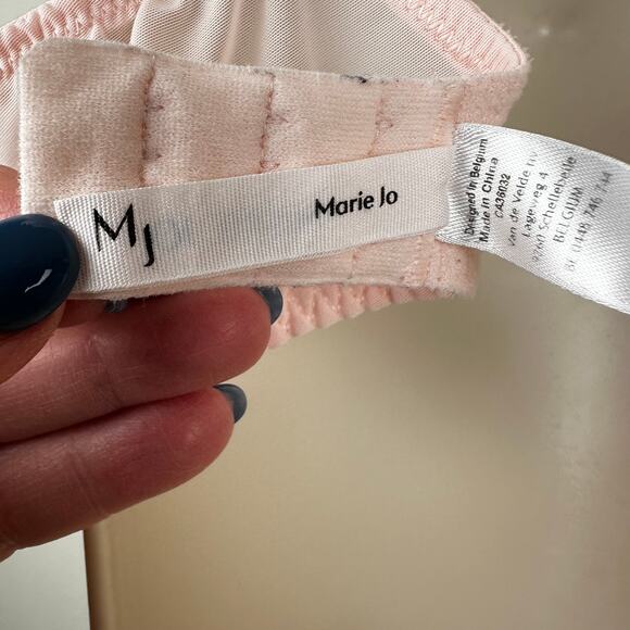 Marie Jo Leda Padded Plunge Bra Glossy Pink 36E - Picture 11 of 13